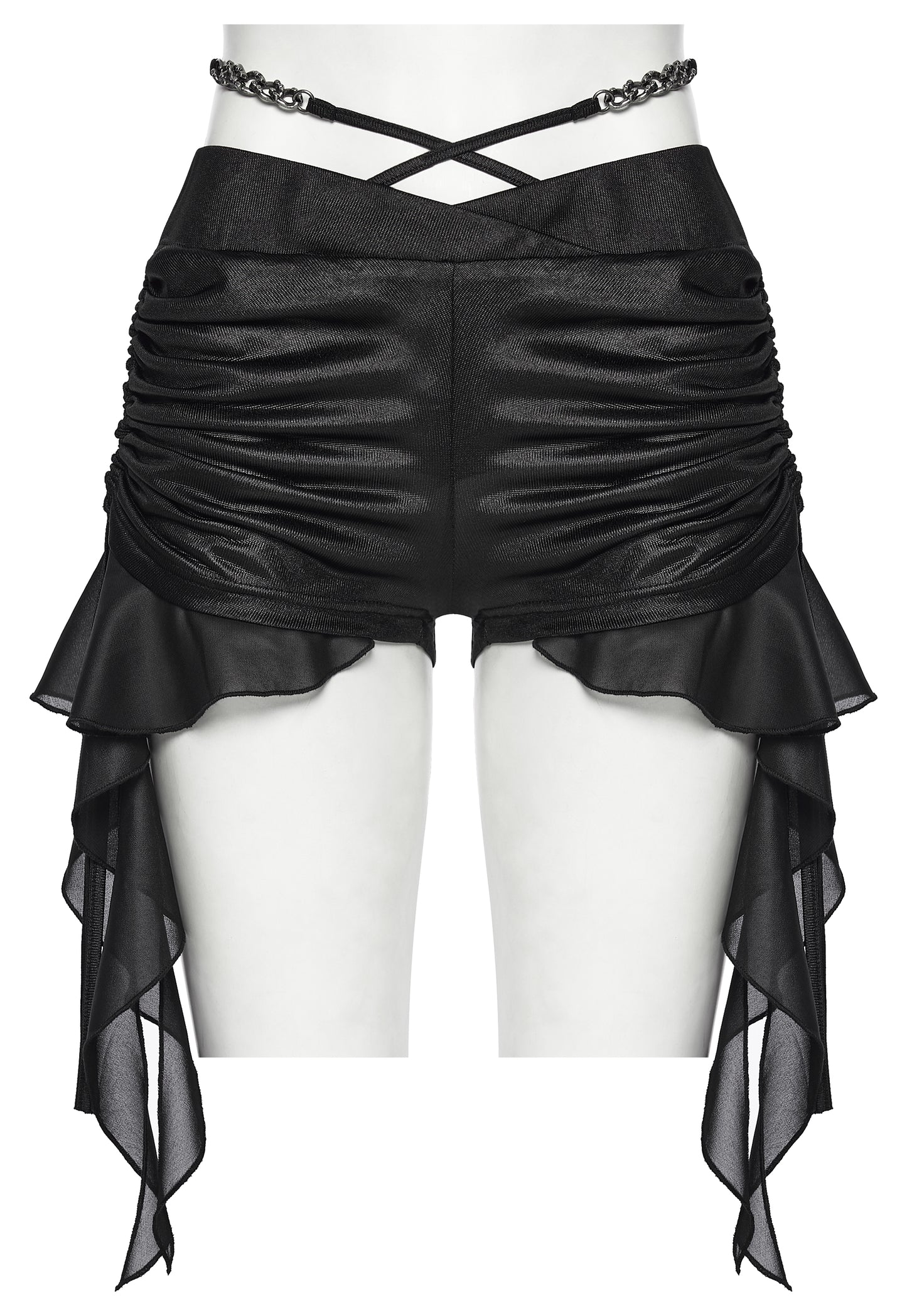 Punk Rave Vespera Chain Shorts