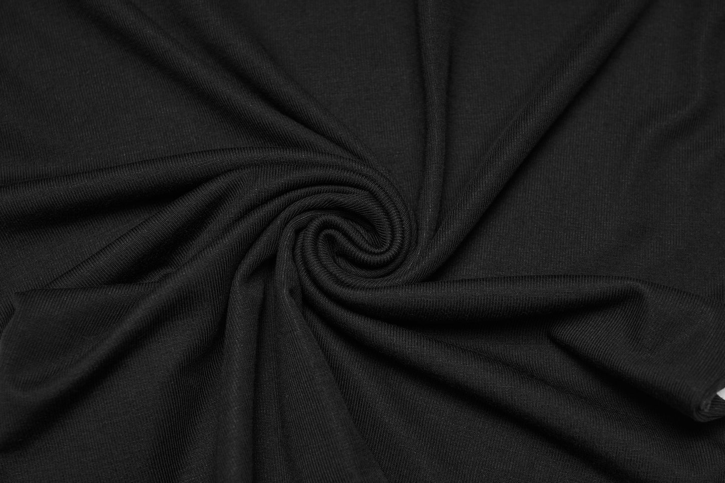 Goth moon vest fabric close-up showcasing soft black material for alternative styling.