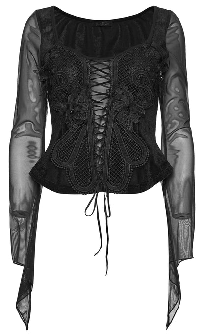 Punk Rave Selene Embroidery Blouse