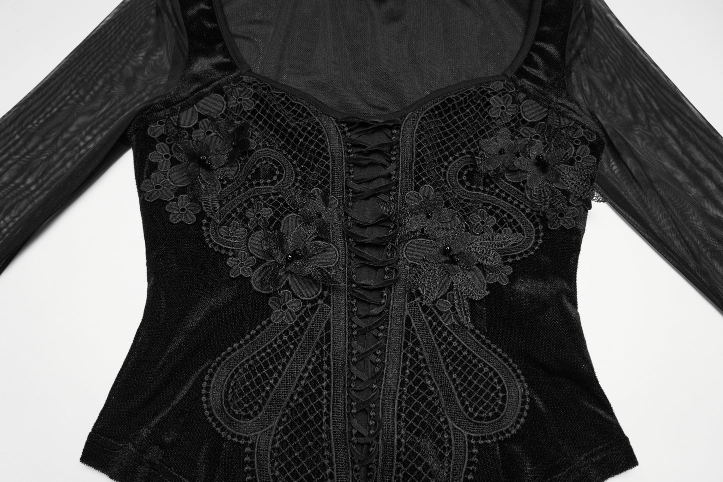 Punk Rave Selene Embroidery Blouse