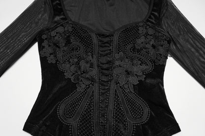 Punk Rave Selene Embroidery Blouse
