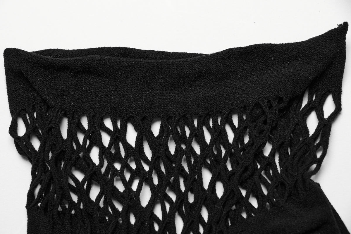 Punk Rave Vespera Off-Shoulder Fishnet Set
