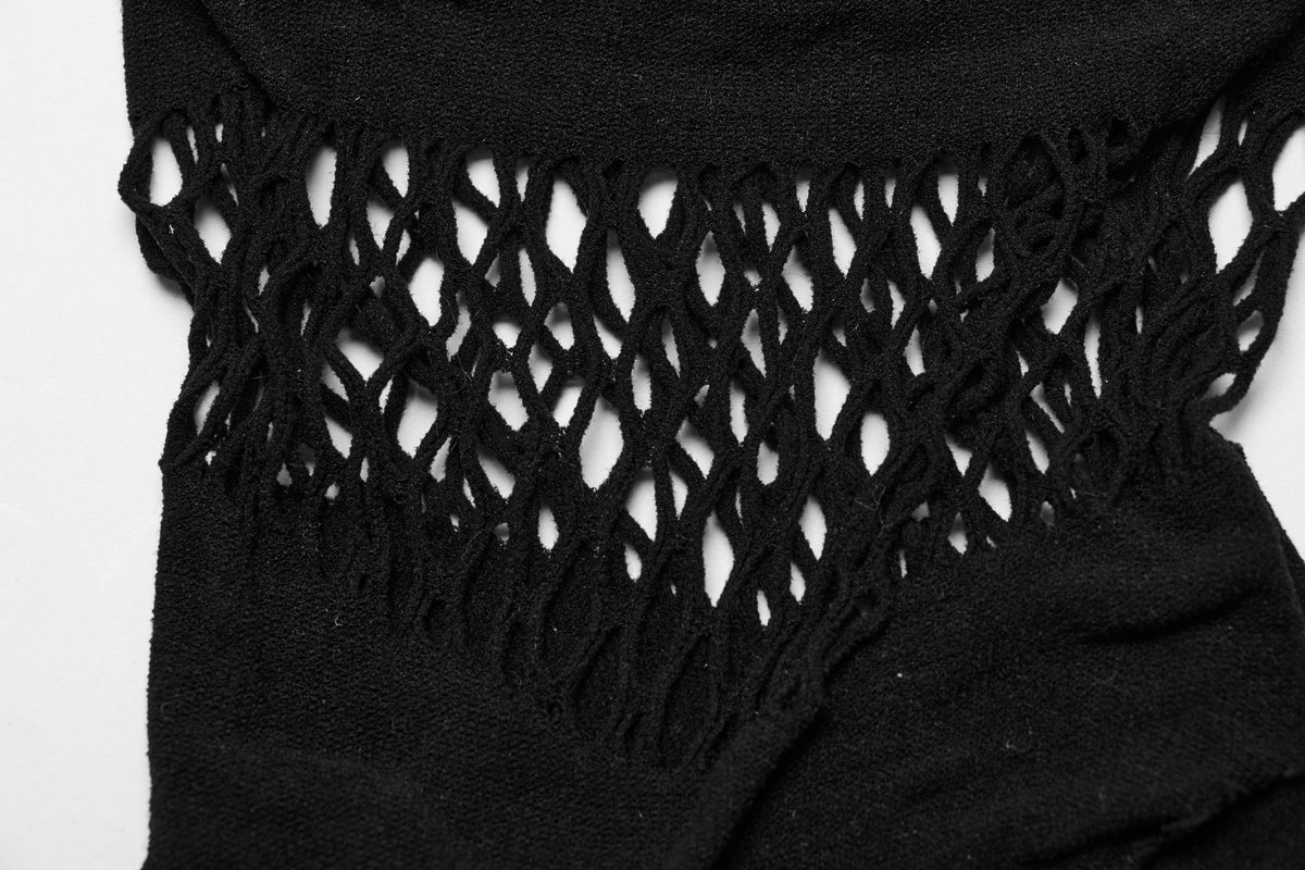 Punk Rave Vespera Off-Shoulder Fishnet Set