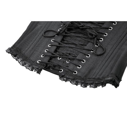 Dark in Love Talia Gothic Longline Metal Boned Corset