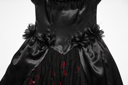 Punk Rave Isolde Gorgeous Rose Dress