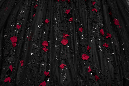 Punk Rave Isolde Gorgeous Rose Dress