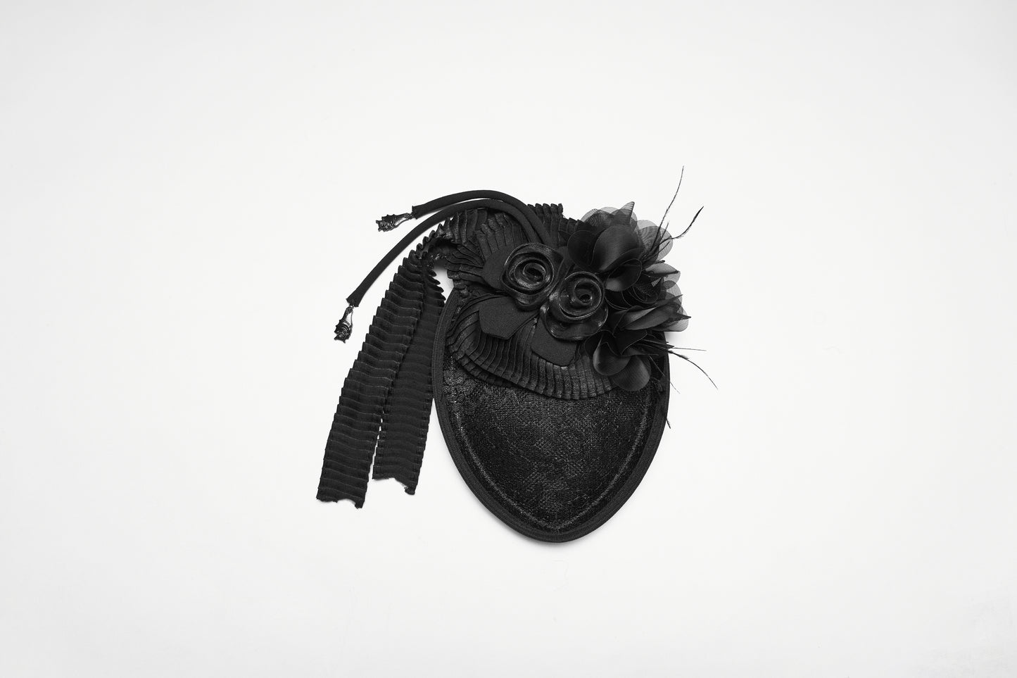Punk Rave  Goth Rose Ribbon Formal Hat