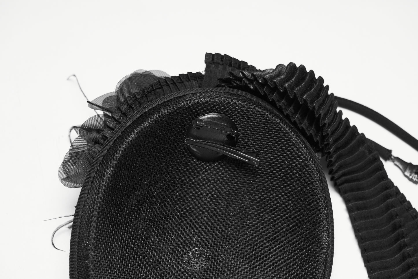 Punk Rave  Goth Rose Ribbon Formal Hat
