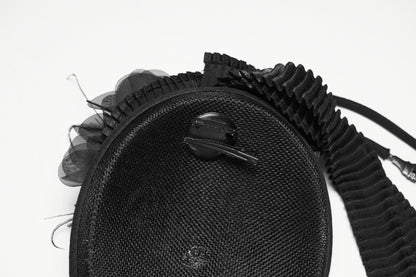 Punk Rave  Goth Rose Ribbon Formal Hat
