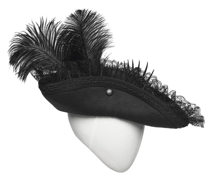 Punk Rave Goth Imprisoned Beast Bone Pirate Hat