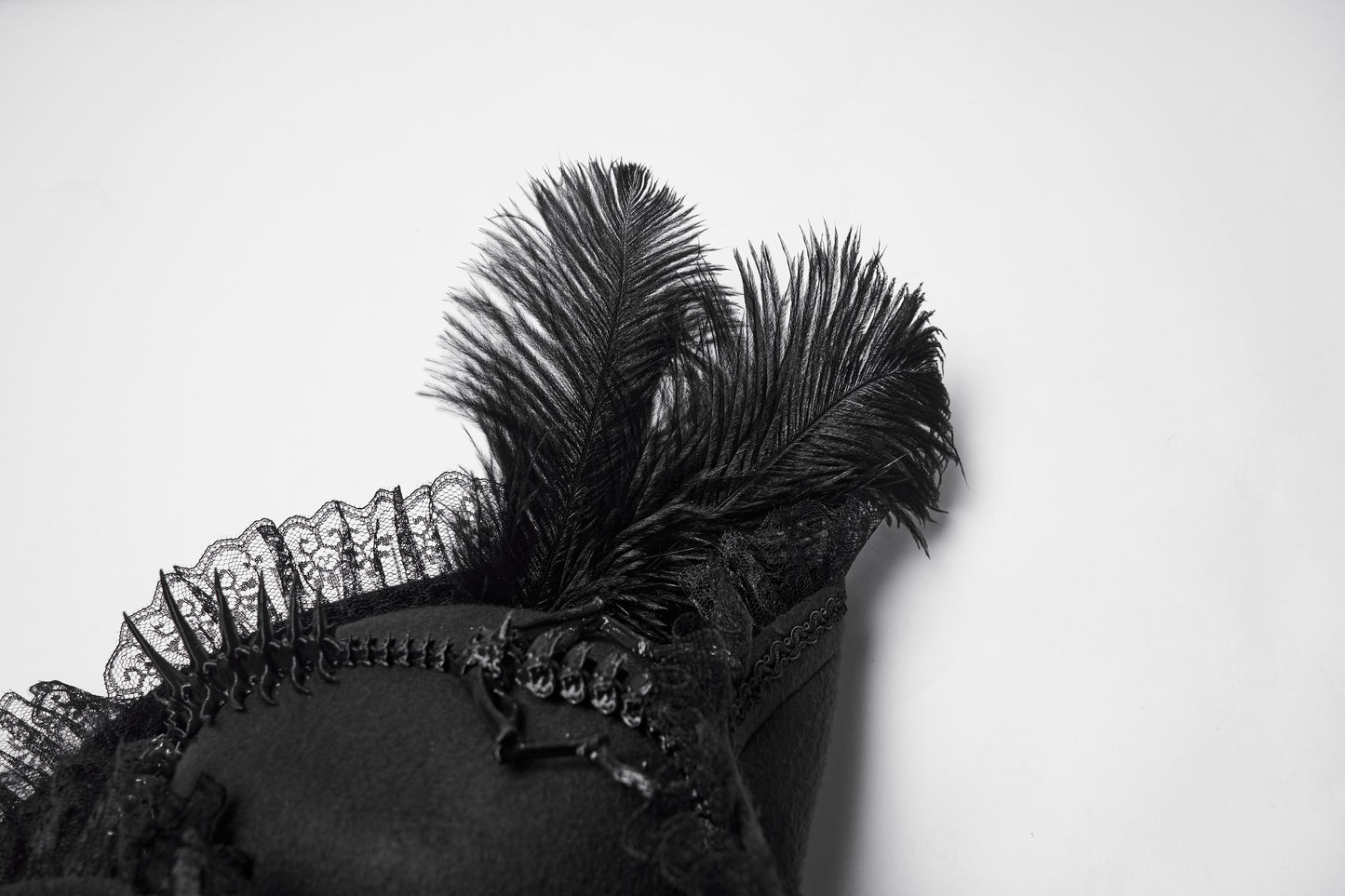 Punk Rave Goth Imprisoned Beast Bone Pirate Hat