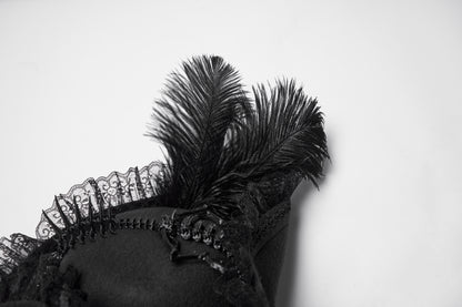 Punk Rave Goth Imprisoned Beast Bone Pirate Hat