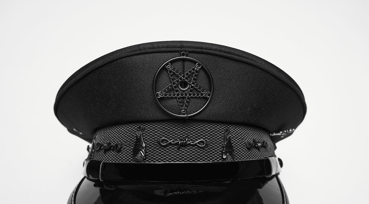 Punk Rave Malphas Dark Military Hat