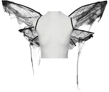 Punk Rave Morrigan Gothic Butterfly Wings - Black