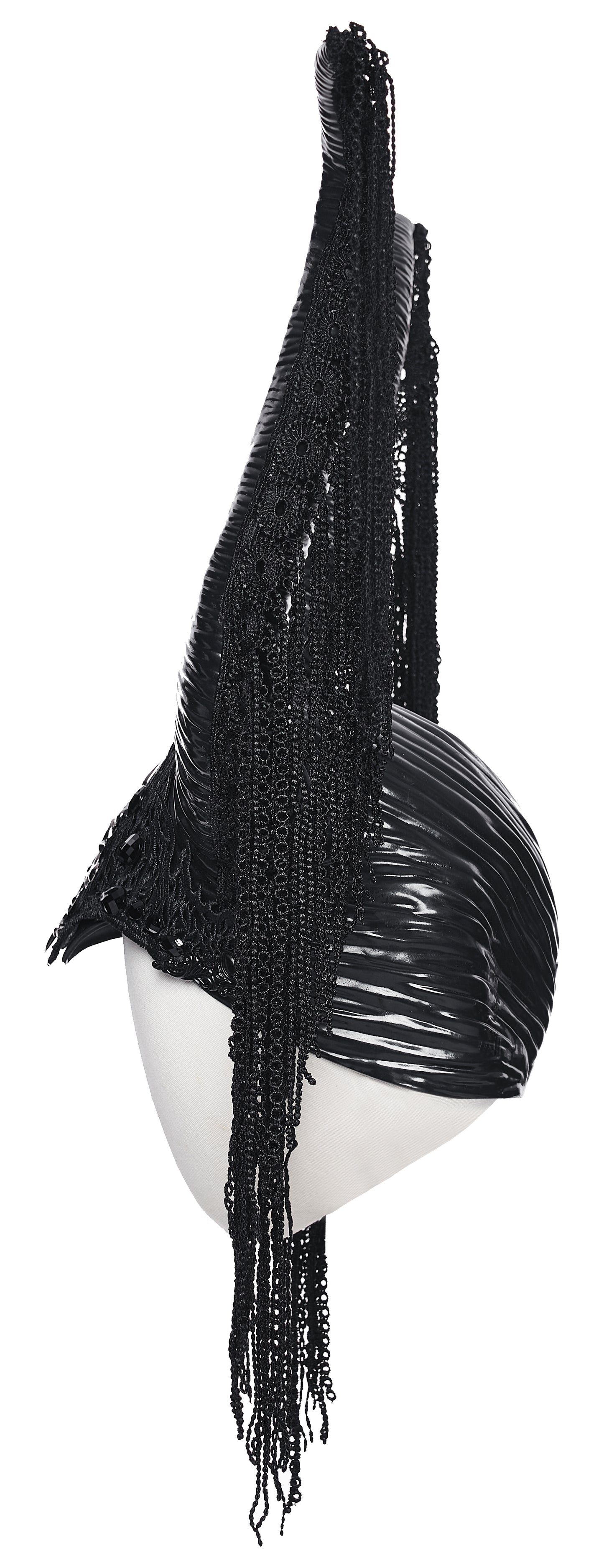Punk Rave Morrigan Goth Magic Witch Horns Headpiece