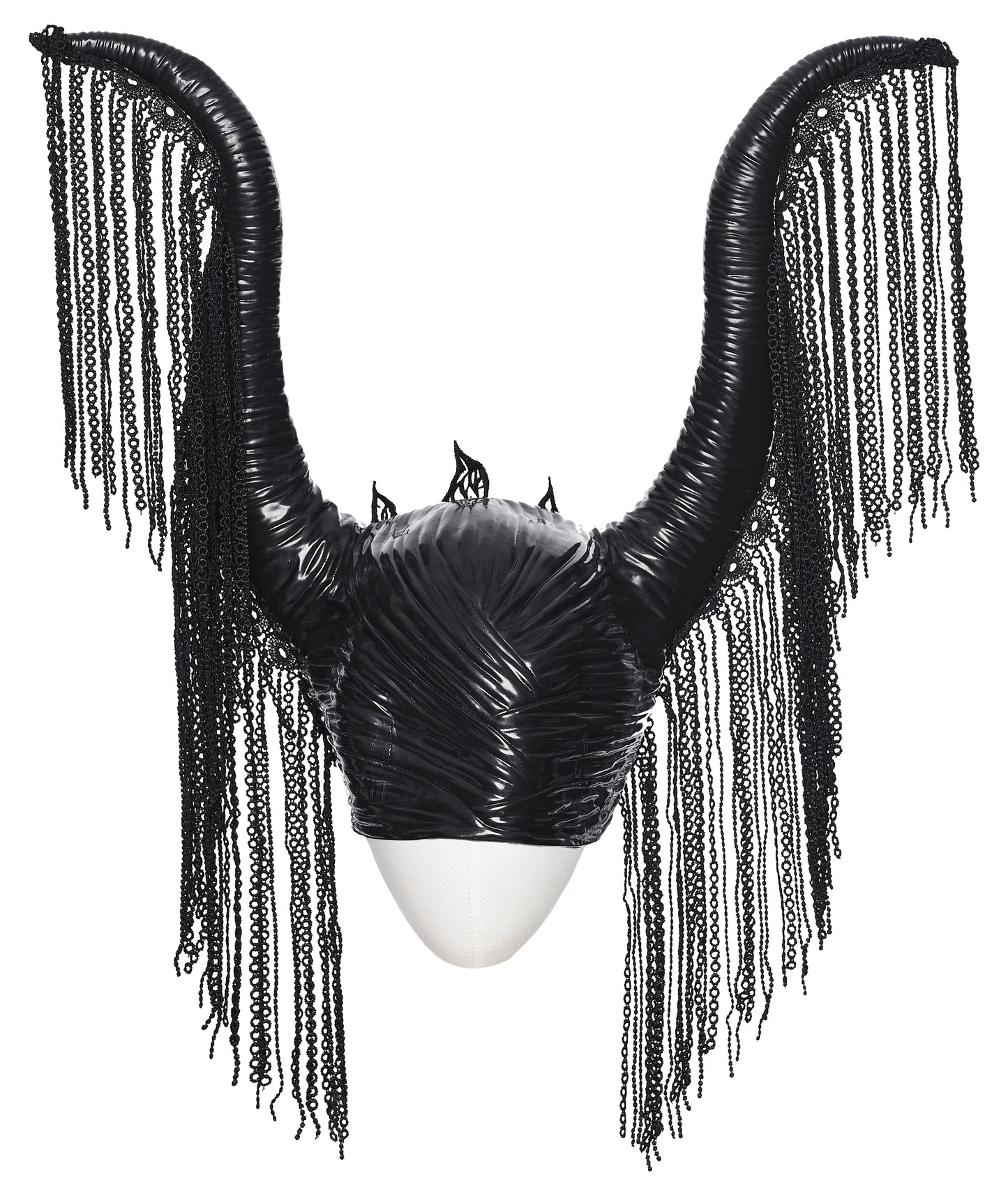 Punk Rave Morrigan Goth Magic Witch Horns Headpiece