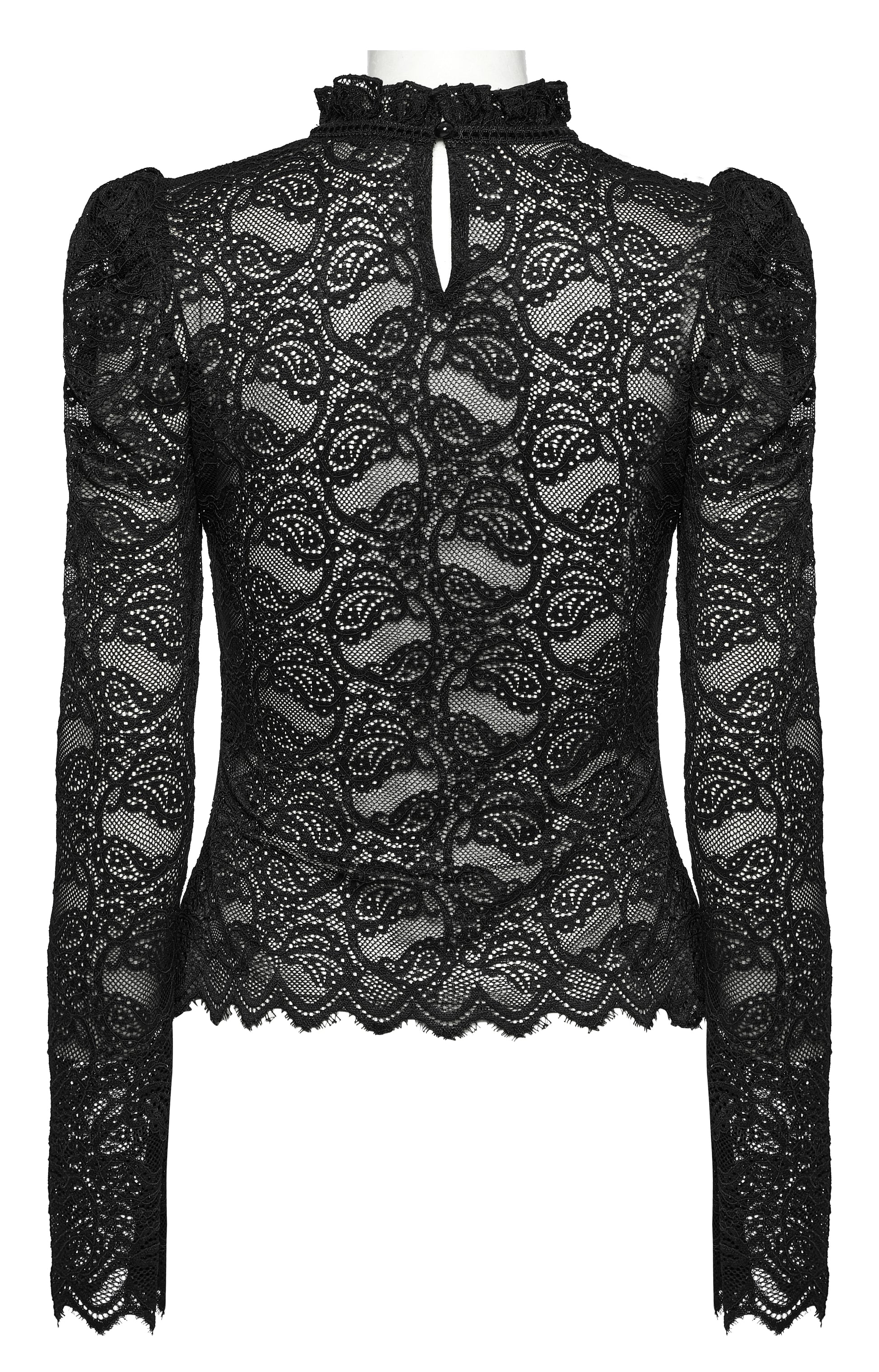 Punk Rave Calantha Lace T-shirt - Kate's Clothing