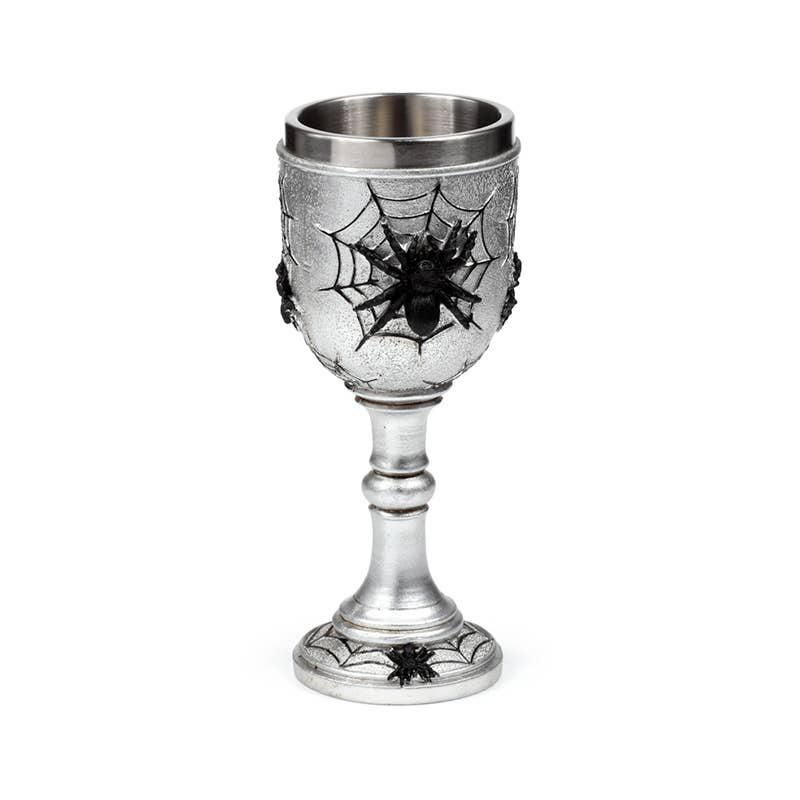 Gothic Gifts Decorative Spider Web Goblet