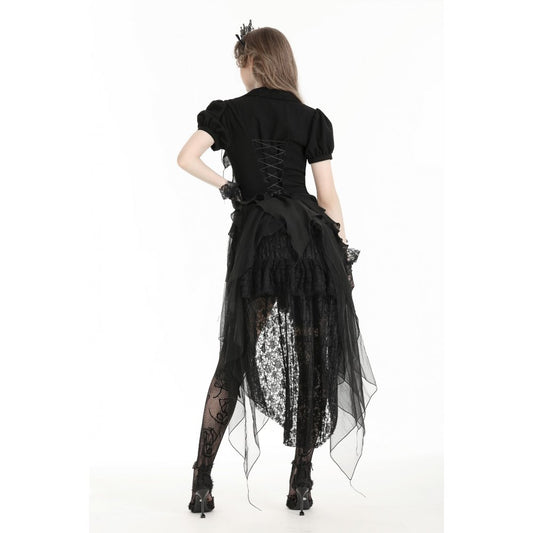 Dark in Love Vanetta Ruffled Puff Sleeve Shirt - Kate's Clothing