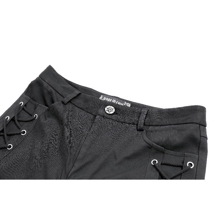 Dark in Love Side-Laced Eyelet Hotpants Shorts