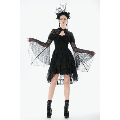 Dark in Love Elara Gothic Versatile Lace Shoulder Cape