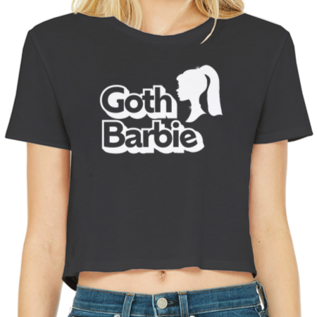 ANTIBrand Classic Women's Cropped Raw Edge T-Shirt