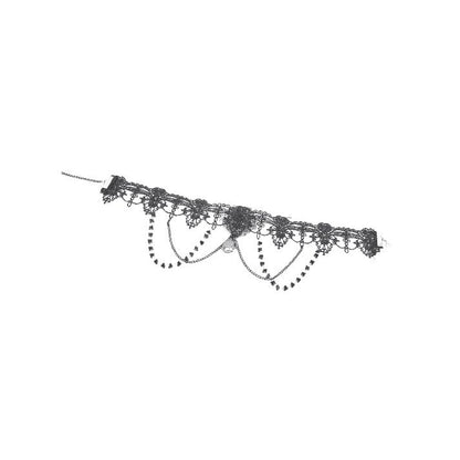 Dark In Love Adelina Vintage Lace Layered Choker