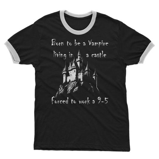 Born to be a Vampire Adult Ringer T-Shirt