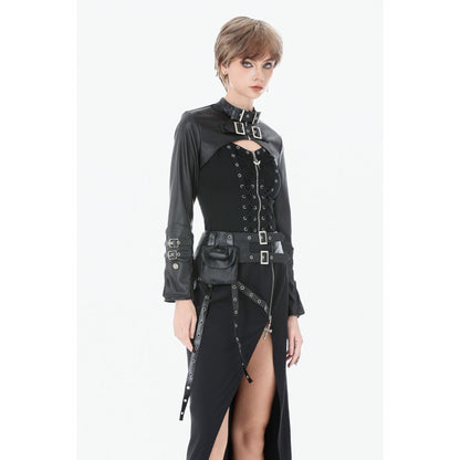 Dark in Love Punk Lace-Up Corset Style Top