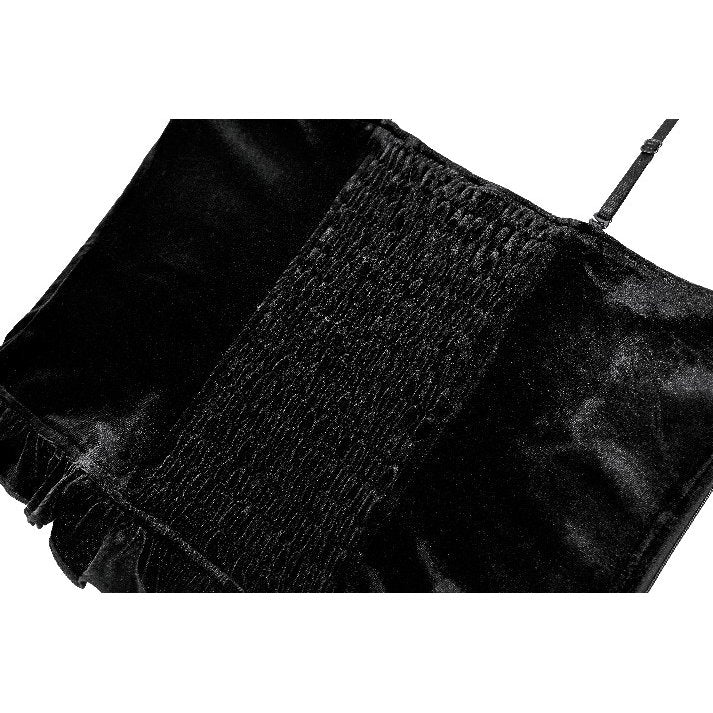 Dark in Love Mourning Wing Corset Cami Top