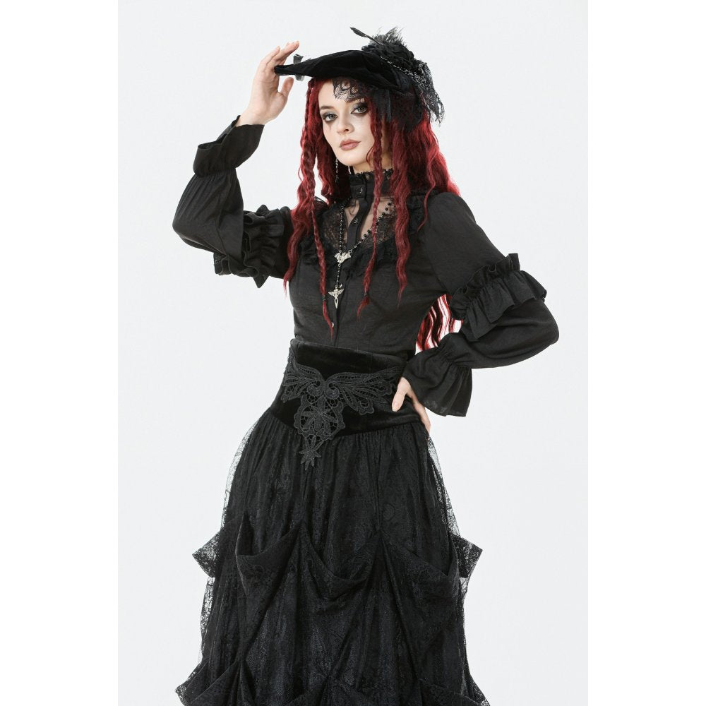 Dark in Love Bellatrix Frill Blouse
