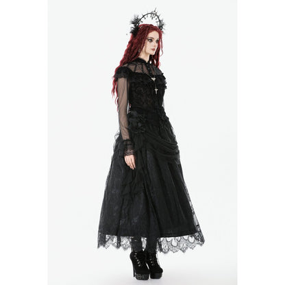 Dark In Love Seraphina Gothic Tulle Maxi Skirt