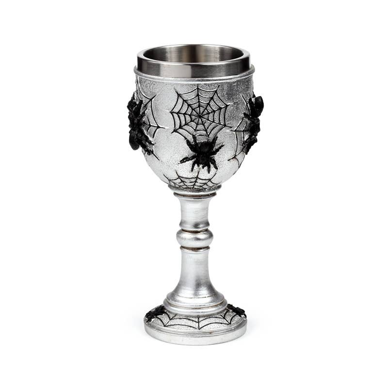 Gothic Gifts Decorative Spider Web Goblet