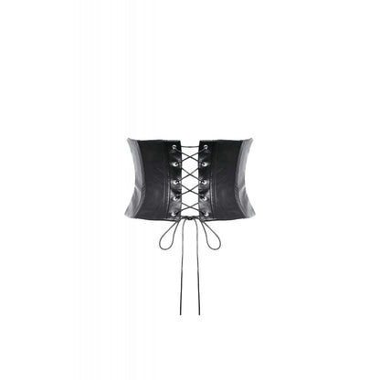 Dark in Love Elvira Faux Leather Layered Goth Waist Belt