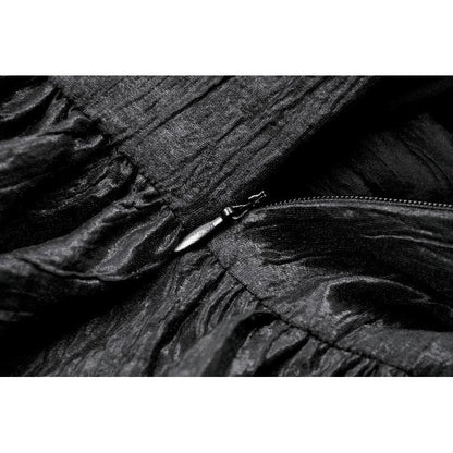 Dark in Love Shadow Lament Ruched Lolita Dress