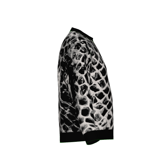 ANTIBrand Shedding Skin Snakeskin Effect Knitted Jumper