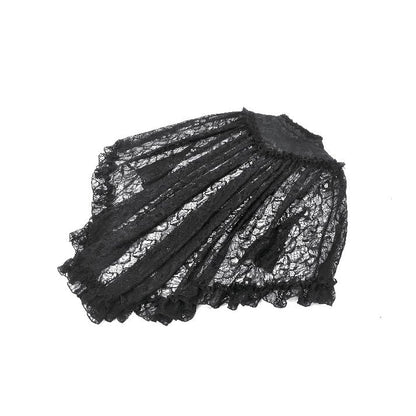 Dark in Love Zuri Vintage Lace Cape with Flowing Sleeves - Kate's Clothing