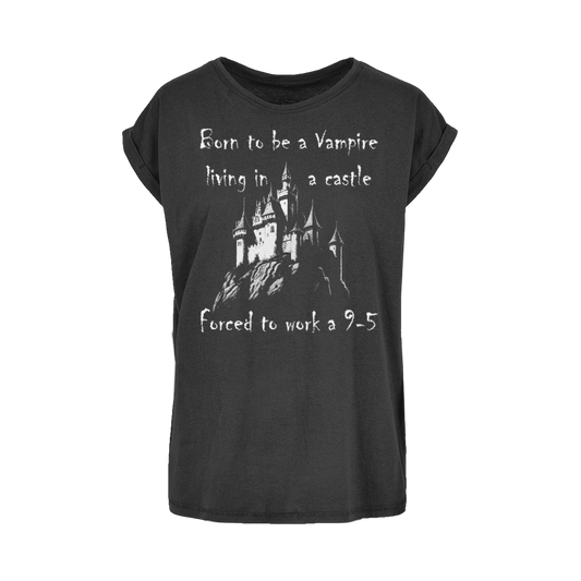 Born to be a Vampire Women's Extended Shoulder T-Shirt XS-5XL
