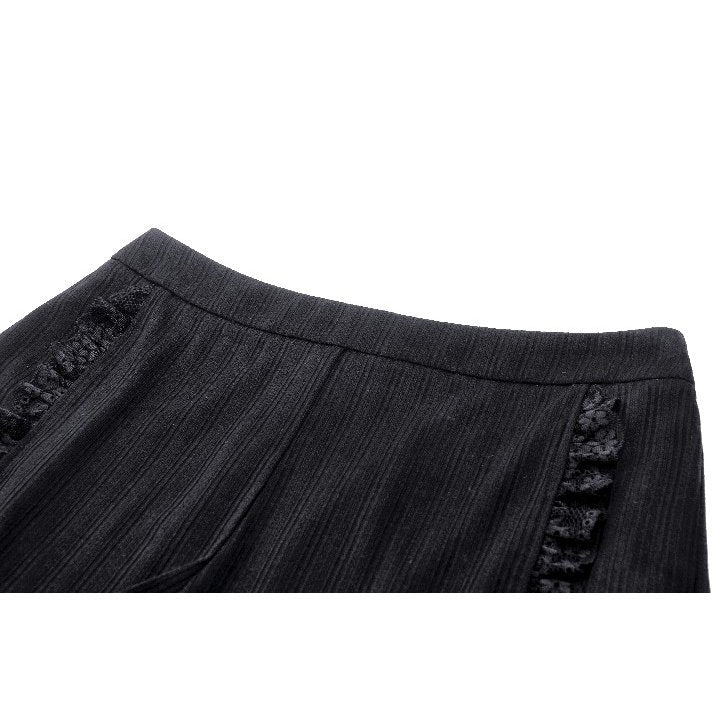 Dark in Love Tatum Black Gothic Base Shorts - Kate's Clothing