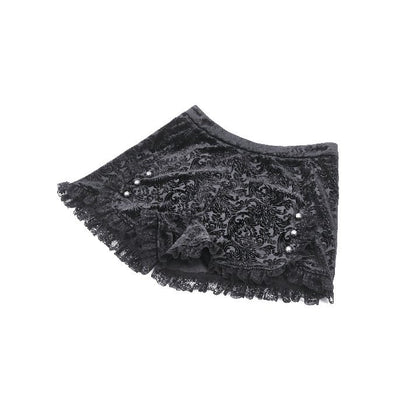 Dark in Love Venus Velvet Embossed Base Shorts - Kate's Clothing