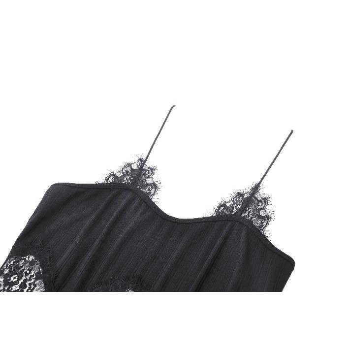 Dark in Love Eliza Gothic Black Sexy Camisole - Kate's Clothing