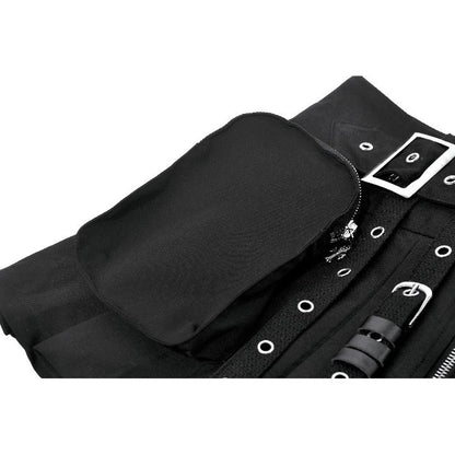 Dark in Love Metal Tactical Punk Skirt