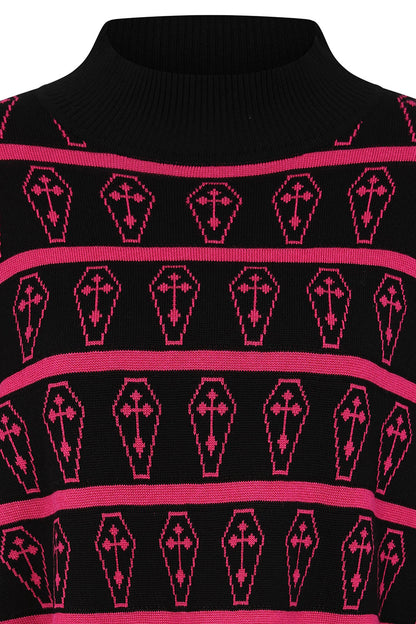 Banned Apparel Coffin Knit Jumper