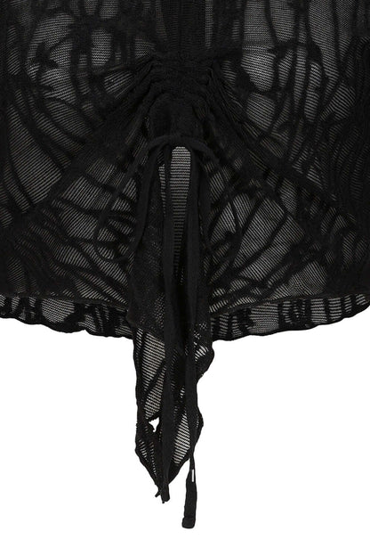 Banned Apparel Seraphina Mesh Top Black