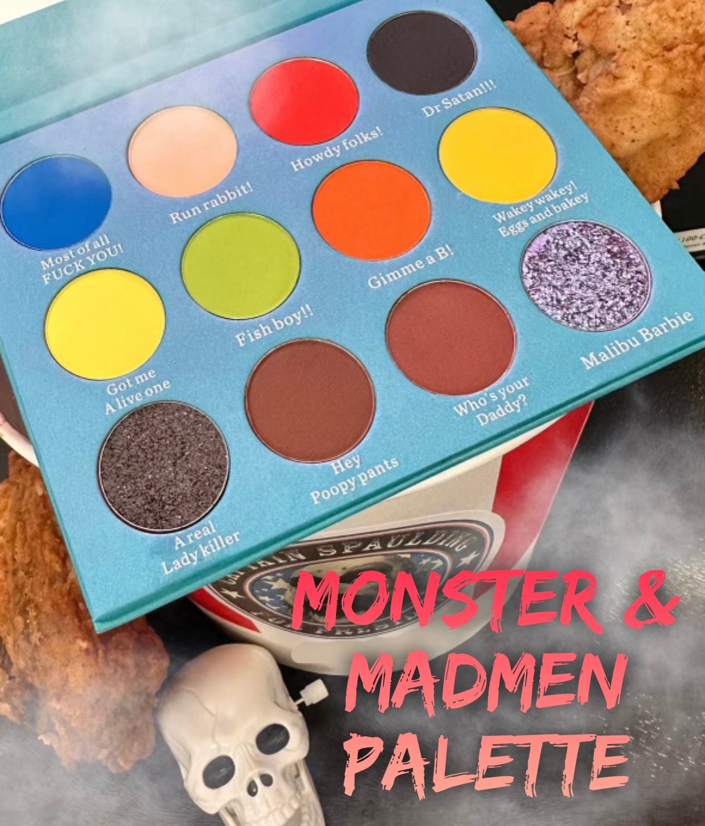 Radioactive Unicorn Captain Spaulding Museum of Monsters and Madmen Eyeshadow Palette