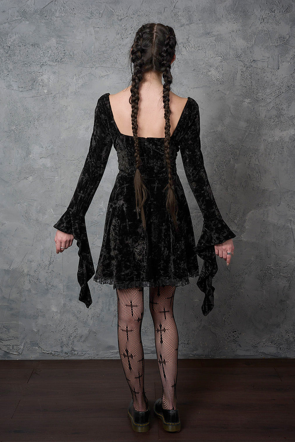 Banned Apparel Sanctum Velvet Dress, view 2