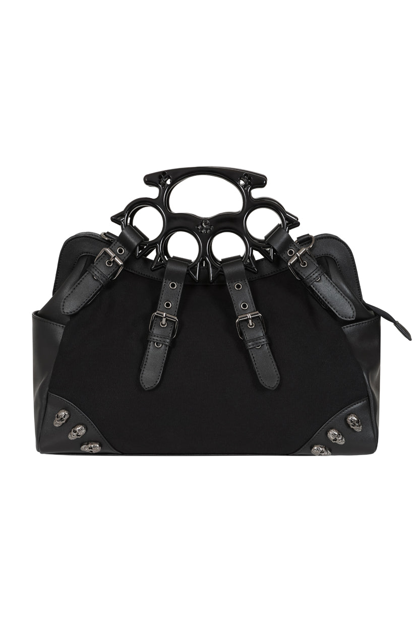 Banned Apparel Iron Halo Knuckle Top Handle Bag