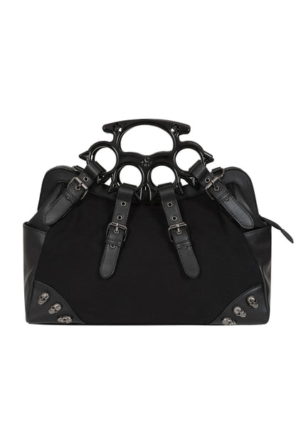 Banned Apparel Iron Halo Knuckle Top Handle Bag