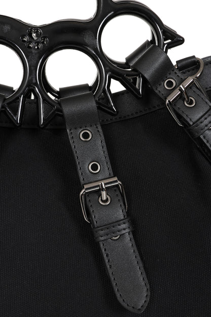 Banned Apparel Iron Halo Knuckle Top Handle Bag, view 7