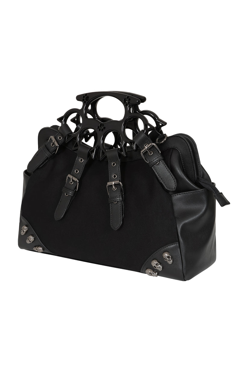 Banned Apparel Iron Halo Knuckle Top Handle Bag, view 5
